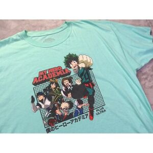 My Hero Academia‎ Boku Green T Shirt Men's Size 2XL XXL